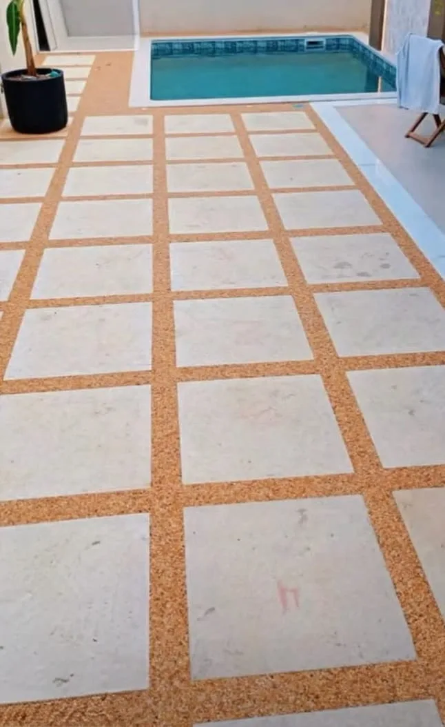 Pool-Side Stone Finish